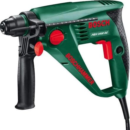Перфоратор Bosch PBH 2000 RE патр.:SDS-plus уд.:1.5Дж 550Вт (кейс в комплекте)