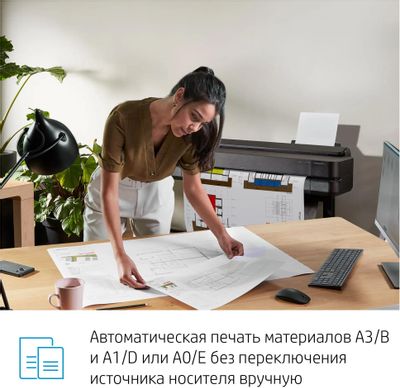 Плоттер HP Designjet T650, 36" [5hb10a] – купить в Ситилинк | 1411877