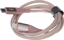 Изображение товара Кабель SOLOVE DW5 Lightning - USB Type-C 1м розовый для Apple