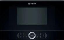 Микроволновая печь Bosch BFR634GB1, встраиваемая, 21л, 900Вт, черный ...