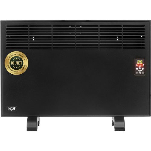Конвектор IVIGO ЕPK-E EPK4570E10, 1000Вт, с терморегулятором, черный [921301100111202000]