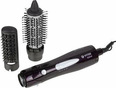 Фен-щетка Vitek VT-8235 VT, 1000Вт, фиолетовый – купить в Ситилинк | 478477