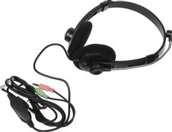 Гарнитура Defender Aura 104, проводные, черный