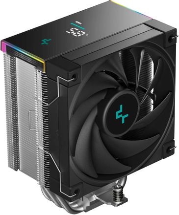 Устройство охлаждения (кулер) DeepCool AK500S Digital SE,  LCD, 4-pin,  ARGB,  120мм,  черный,  retail [r-ak500s-bkadmn-gjd]