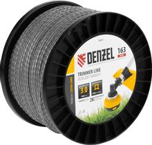 Изображение товара Леска для садовых триммеров DENZEL 96825 3мм 163м витой квадрат