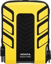 Внешний диск HDD A-Data Superior SH93, 1ТБ, желтый [ash93-1tu-cyl ...