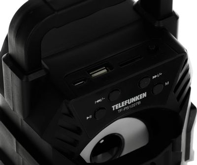 Колонка портативная Telefunken TF-PS1227B, 8Вт, черный [tf-ps1227b ...