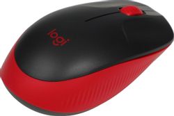 Мышь беспроводная Logitech M190, USB, черный и красный