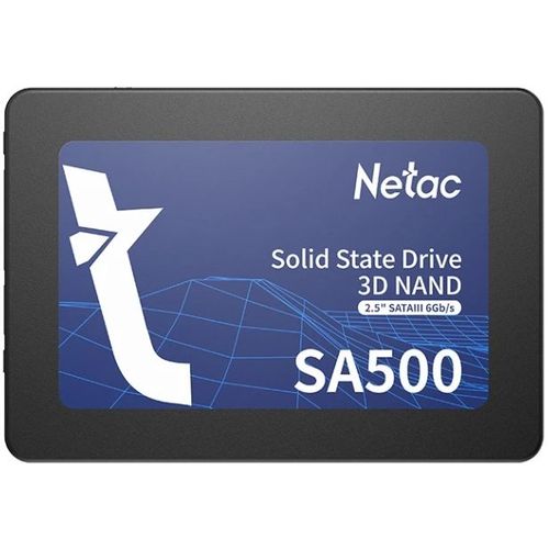 120ГБ SSD накопитель NETAC SA500 NT01SA500-120-S3X 2.5", SATA III, SATA