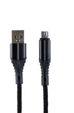 Изображение товара Кабель ZIBELINO micro USB (m) -  USB (m),  1м,  2.1A,  черный [zdnc-mic-blk]