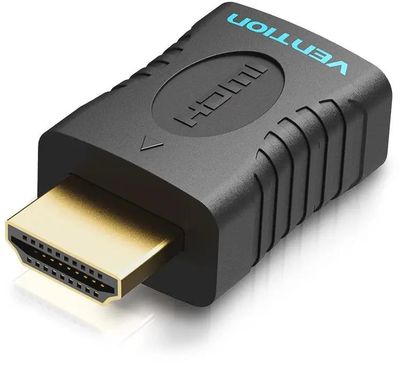 Переходник аудио-видео VENTION HDMI (m) - HDMI (f) , ver 2.0, GOLD ...