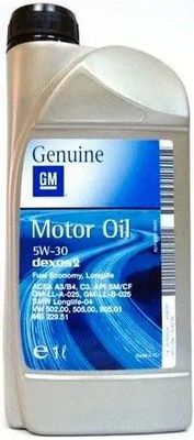 Моторное масло GM Лукойл Dexos 2, 5W-30, 1л, синтетическое [95599403 ...