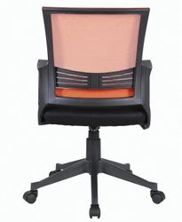 Кресло BRABIX Balance MG-320, сетка/ткань, до 100кг, черно-оранжевый