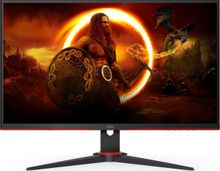 Изображение товара 27" Монитор AOC 27G2SPAE,  1920x1080,  IPS,  165Гц,  2хHDMI,  1хDP,  черный/красный