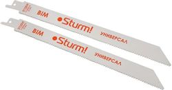 Полотно STURM! 9019-03-S1122VF,  по дереву, металлу, пластику, 203мм,  1.8 - 2.6 мм