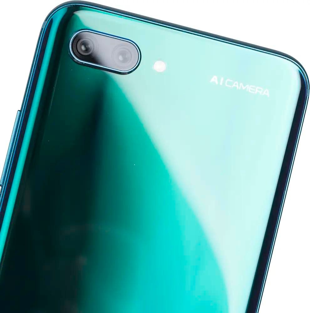 Характеристики Смартфон Honor 10 64Gb, зеленый (1084454) смотреть в СИТИЛИНК