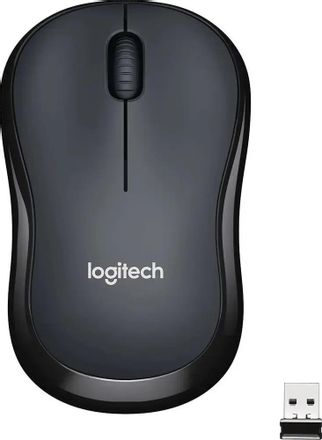 Мышь беспроводная Logitech Silent M221, радио, оптическая, USB, 1000dpi, черный [910-006510/910-004882]