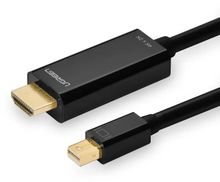 Изображение товара Кабель аудио-видео UGREEN MD101,  miniDisplayport (m) -  HDMI (m),  1.5м, черный [20848]