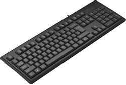 Клавиатура A4TECH KR-83, проводная, мембранная, черный