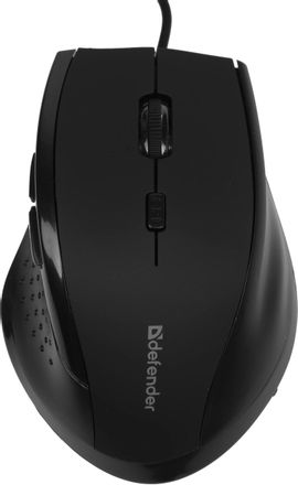 Мышь проводная Defender Accura MM-362, оптическая, USB, 1600dpi, черный [52362]