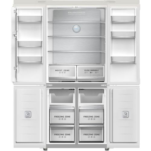 Холодильник двухкамерный TESLER RCD-487BI Full No Frost, Side by Side, инверторный, бежевый