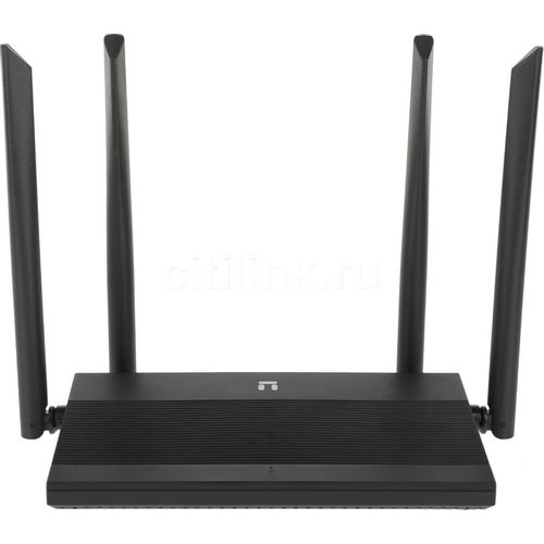 Wi-Fi роутер Netis N3, Wi-Fi 5, AC1200, 2.4/5ГГц, 3 LAN, черный