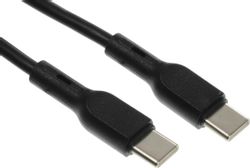 Кабель BORASCO USB Type-C (m) -  USB Type-C (m),  0.2м,  черный