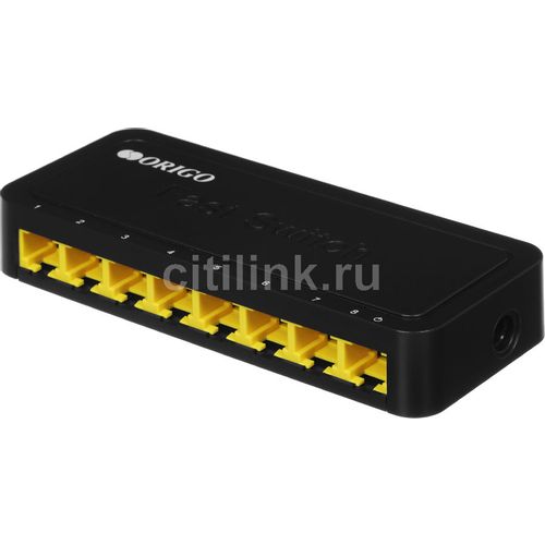 Коммутатор ORIGO OS1108, неуправляемый, 8 RJ-45, 100 Мбит/с [os1108/a1a]
