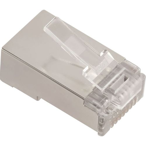 Коннектор LanMaster LAN-EZ45-8P8C/S5E-100 STP кат.5E RJ45 серебристый (упак.: 100шт)