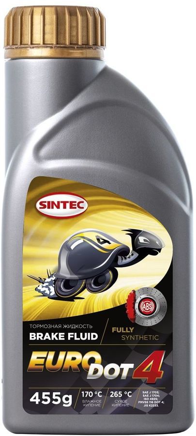 Обзор товара тормозная жидкость SINTEC Euro, DOT 4, 0.5л [800772 ...