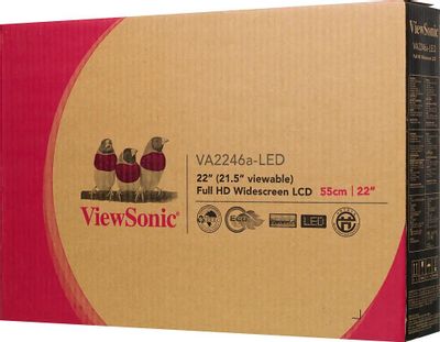 Обзор товара монитор ViewSonic VA2246a-LED 21.5", черный [vs15451 ...
