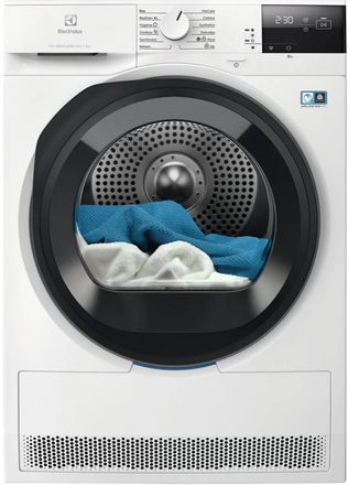 Сушильная машина Electrolux EW7D285UE белый, с английской панелью управления