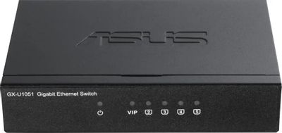 Коммутатор ASUS GX-U1051, неуправляемый – купить в Ситилинк | 1193667