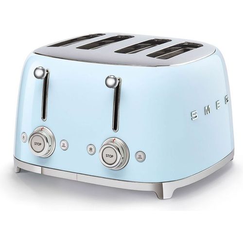 Тостер SMEG TSF03PBEU, голубой пастельный — цена и наличие Тостер SMEG TSF03PBEU, голубой пастельный