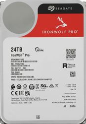 Изображение товара 24ТБ Жесткий диск Seagate Ironwolf Pro ST24000NT002,  SATA III,  3.5",  7200об/мин