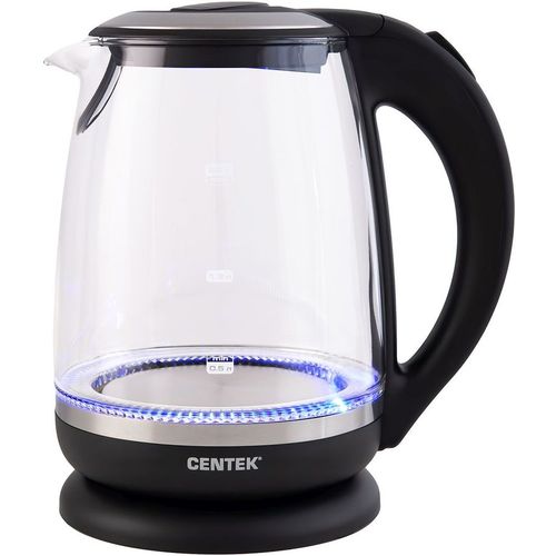 Чайник электрический CENTEK CT-0015, 2л, стекло/пластик