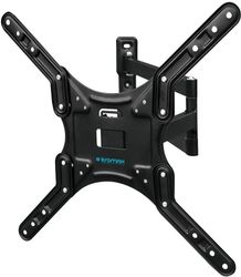 Изображение товара Кронштейн для телевизора Kromax DIX-25, 24-55", настенный, поворотно-выдвижной и наклонный,  черный [24049]