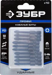 Набор бит Зубр 26023-2-50-S10, универсальные, Е 1/4