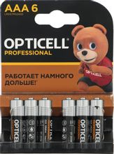 Изображение товара AAA Батарейка OPTICELL Professional LR03,  6 шт.