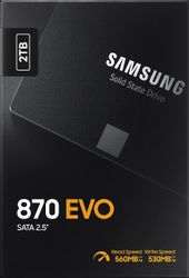 2ТБ SSD накопитель Samsung 870 EVO MZ-77E2T0B/AM 2.5"
