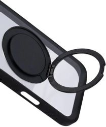 Чехол (клип-кейс) ZIBELINO Ring Stand 360, для Apple iPhone 17 Pro Max, черный