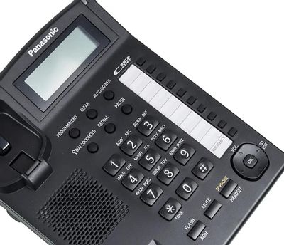 Проводной телефон Panasonic KX-TS2388RUB, черный – купить в Ситилинк ...