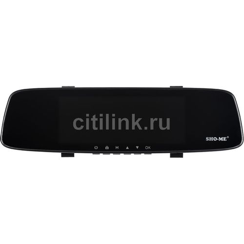 Видеорегистратор с радар-детектором Sho-Me Combo Mirror WiFi Duo, 1080p, Wi-Fi, GPS, сигнатурный