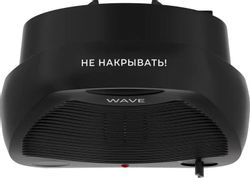 Тепловентилятор ECOSTAR Wave EFH-W2000DS-BL, черный