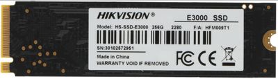 SSD накопитель Hikvision E3000 HS-SSD-E3000/256G Hiksemi 256ГБ, M.2 2280, PCIe 3.0 x4,  NVMe,  M.2