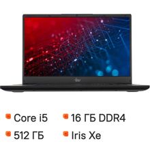 Изображение товара Ноутбук iRU Tactio 15ALG с процессором Intel Core i5 и IPS экраном
