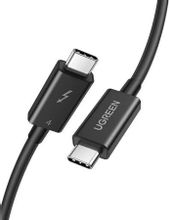 Изображение товара UGREEN US501 Кабель USB Type-C 0.8м с ферритовым фильтром черный