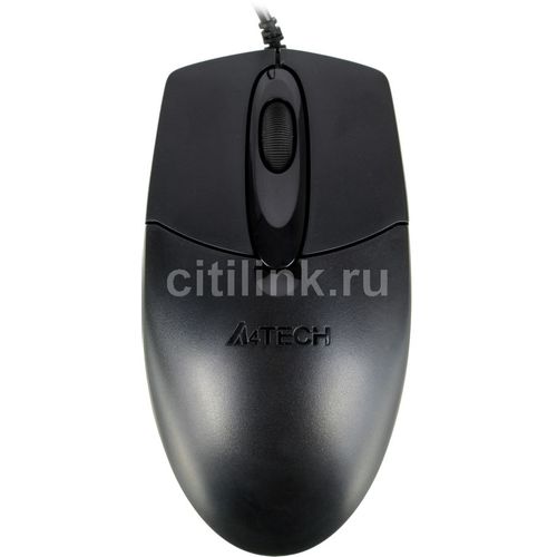 Мышь проводная A4TECH OP-720, оптическая, PS/2,, 1000dpi, черный [op-720 ps2 (black)]