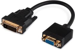 Изображение товара Переходник Buro DVI-D (m) -  VGA (f),  0.23м,  черный [bu-dvi-vga]