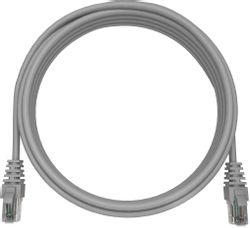 Патч-корд NTSS NTSS-PC-UTP-RJ45-5e-0.15-LSZH-GY, вилка RJ-45, вилка RJ-45, кат.5E, LSZH, 0.15м, серый